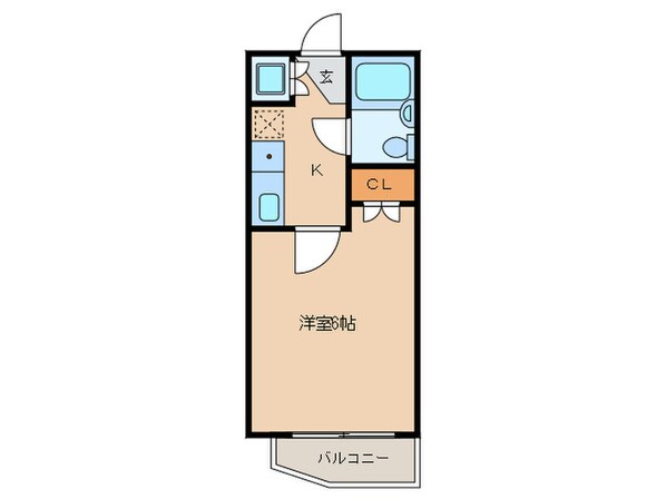 グランディール菊野台の物件間取画像